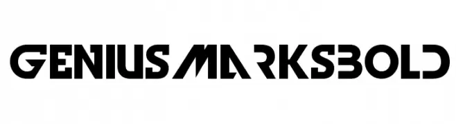 GeniusMarksBold  font caratteri gratis