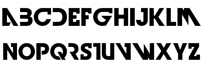 GeniusMarksBold Font LOWERCASE