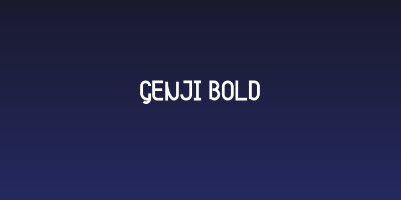 Genji Bold Social Header