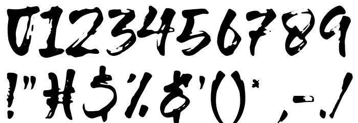 Genjiro Font OTHER CHARS