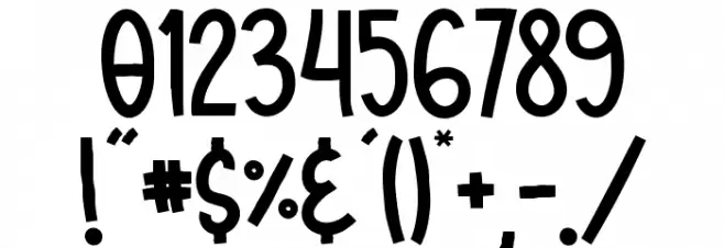 Genjutsu Font OTHER CHARS