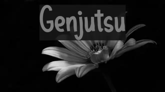 Genjutsu Font examples