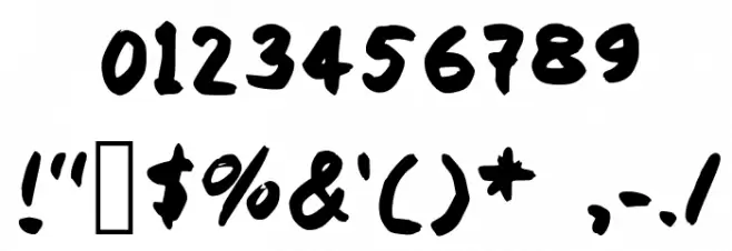 Gennaro Palmieri Bold Black Medium Font OTHER CHARS