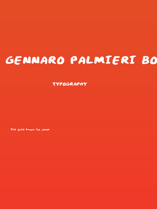 Gennaro Palmieri Bold Black Medium Poster
