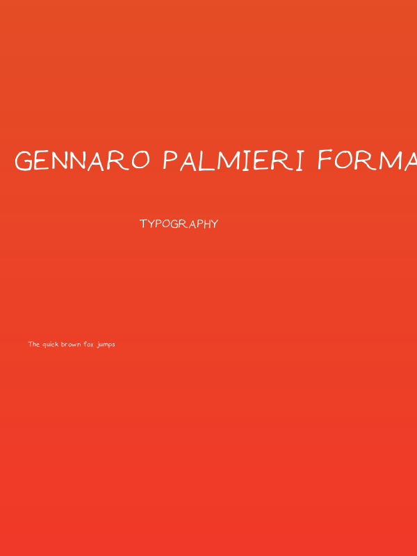 Gennaro Palmieri Formal Medium Poster