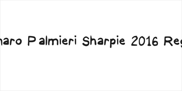 Gennaro Palmieri Sharpie 2016 Regular Logo