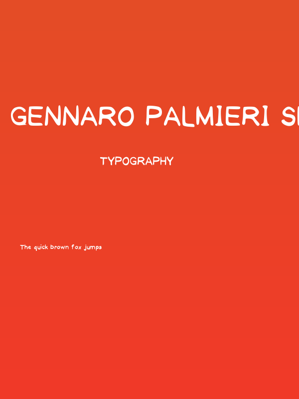 Gennaro Palmieri Sharpie 2016 Regular Poster