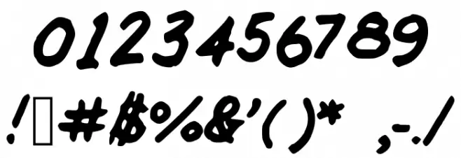 GennaroPalmieri Font OTHER CHARS