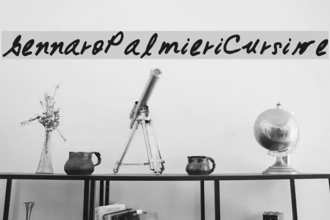 GennaroPalmieriCursive Font examples