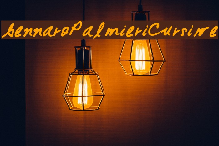 GennaroPalmieriCursive Font examples