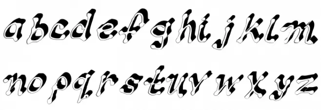 GennaroPalmieriDots_3D Medium Schriftart Kleinbuchstaben