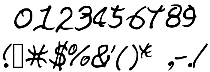 GennaroPalmieriHectic Font OTHER CHARS