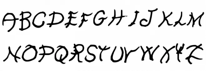 GennaroPalmieriHectic 字体 大写