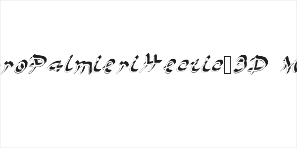 GennaroPalmieriHectic_3D Medium Logo