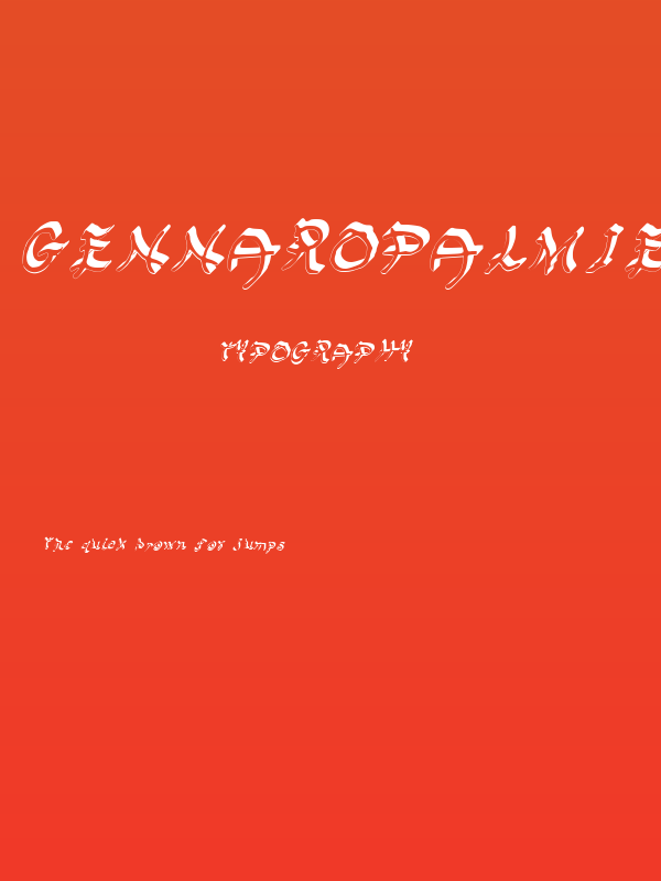 GennaroPalmieriHectic_3D Medium Poster