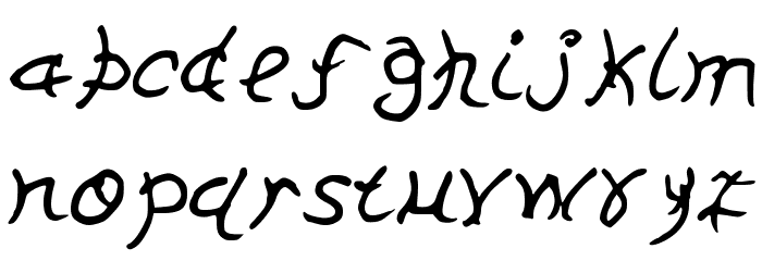 GennaroPalmieriHectic Font LOWERCASE