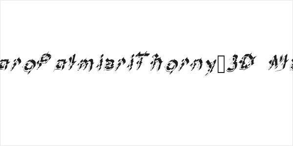 GennaroPalmieriThorny_3D Medium Logo