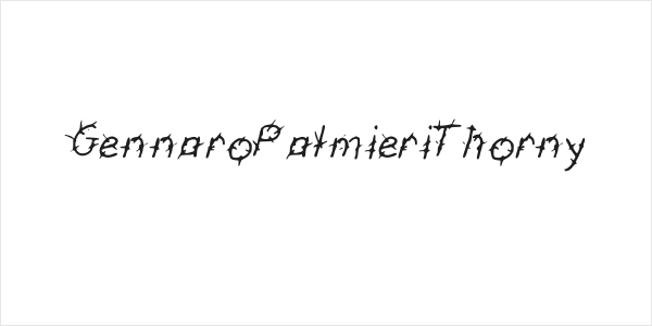 GennaroPalmieriThorny Logo