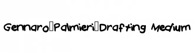 Gennaro_Palmieri_Drafting Medium  Descarca Fonturi Gratis