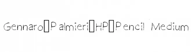 Gennaro_Palmieri_HP_Pencil Medium  Fuentes Gratis Descargar