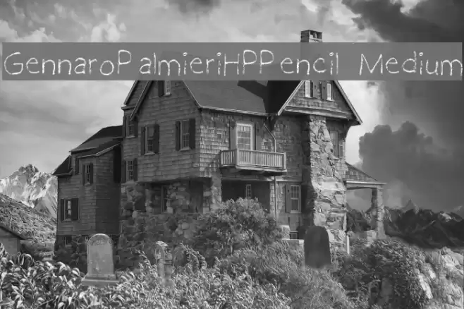 Gennaro_Palmieri_HP_Pencil Medium Font examples