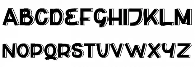 Geno Gone Font UPPERCASE