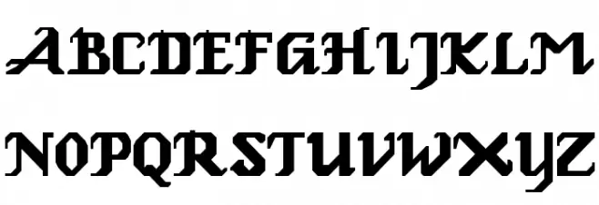 Genoa Regular 字体 大写