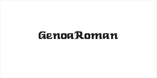 GenoaRoman Logo