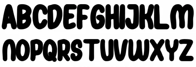Genoise Font LOWERCASE
