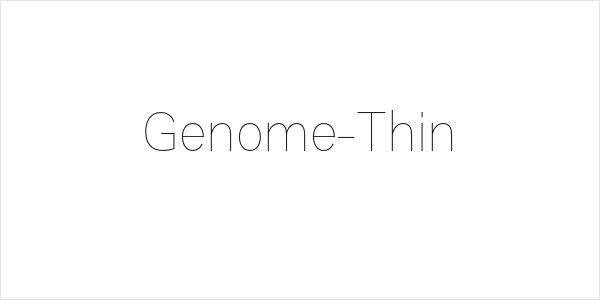 Genome-Thin Logo