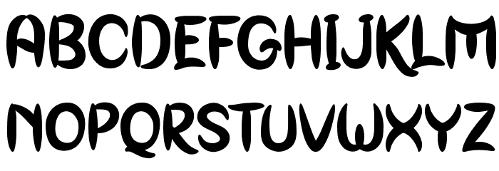 Genoock Personal Use Schriftart Kleinbuchstaben