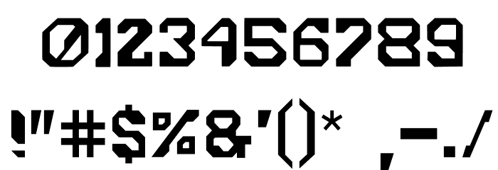 Genospace Font OTHER CHARS