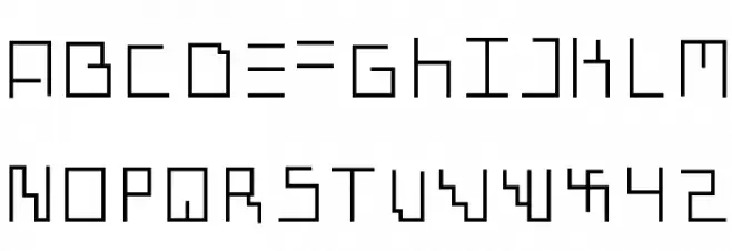 GenotypiPrototype Font Litere mari