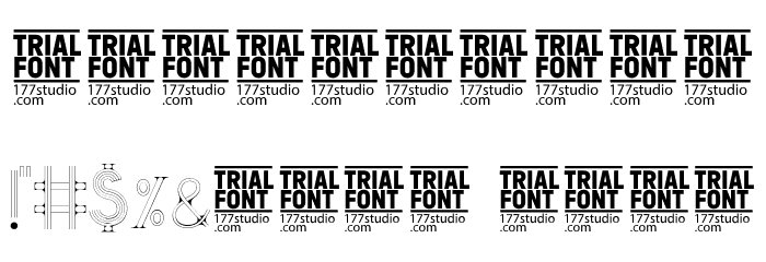 Genre Line Demo Regular Font OTHER CHARS