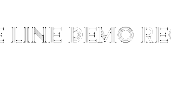 Genre Line Demo Regular Logo