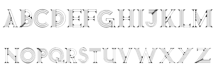Genre Line Demo Regular Font LOWERCASE