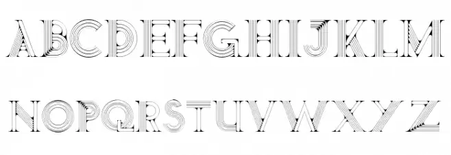 Genre Line Demo Regular Fonte MINÚSCULAS