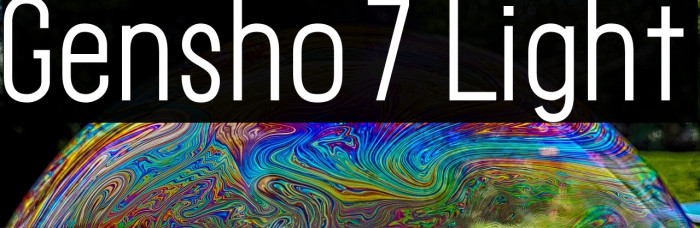 Gensho7 Light Example 1