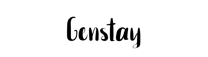 Genstay  免费字体下载