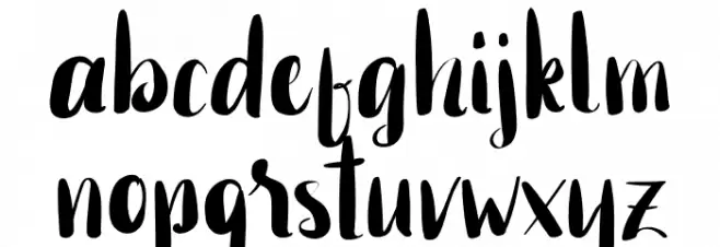 Genstay Font LOWERCASE