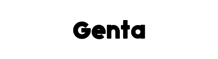 Gent Font LOWERCASE