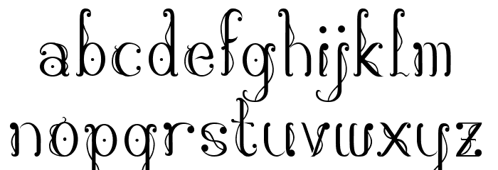 Genteng Regular Font LOWERCASE
