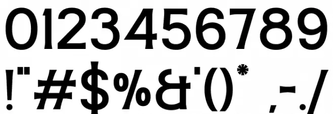 Gentika Font OTHER CHARS