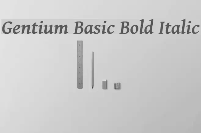 Gentium Basic Bold Italic Font examples