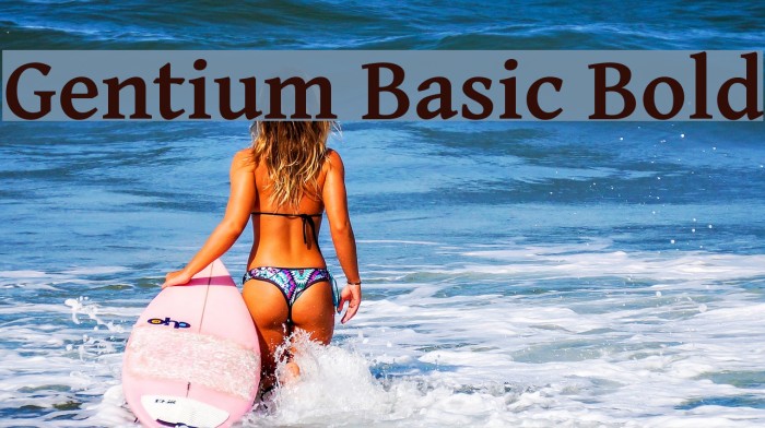 Gentium Basic Bold Font examples