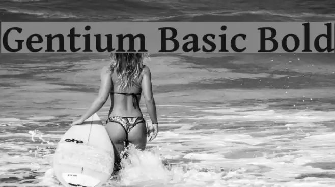 Gentium Basic Bold Font examples