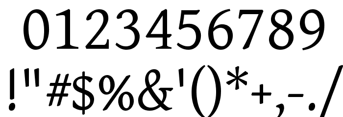 Gentium Basic Font OTHER CHARS