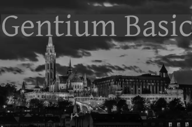 Gentium Basic Font examples
