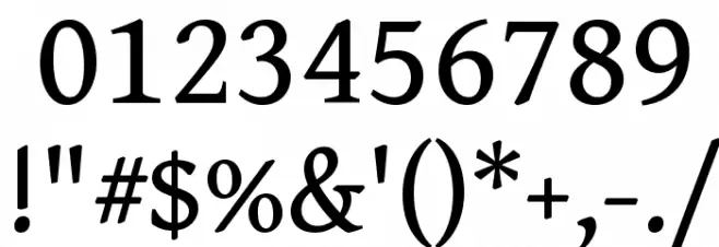 Gentium Book Basic Font OTHER CHARS