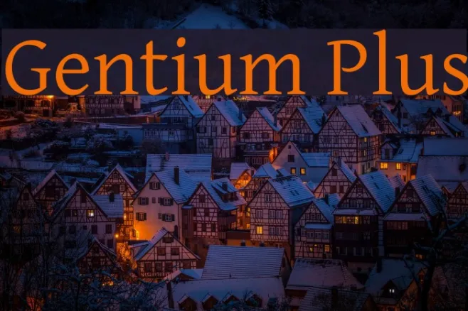 Gentium Plus Example 2